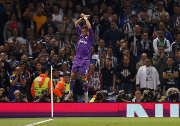 Erster Schuss, erster Treffer! Cristiano Ronaldo brachte Real in der 20. Minute in Front.