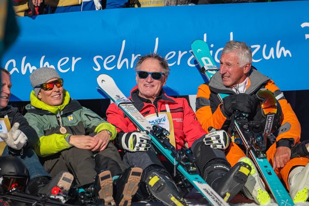 Michaela Dorfmeister, Franz Klammer und Leonhard Stock. 