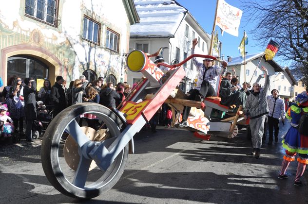 Unsinniger Donnerstag in Reutte.