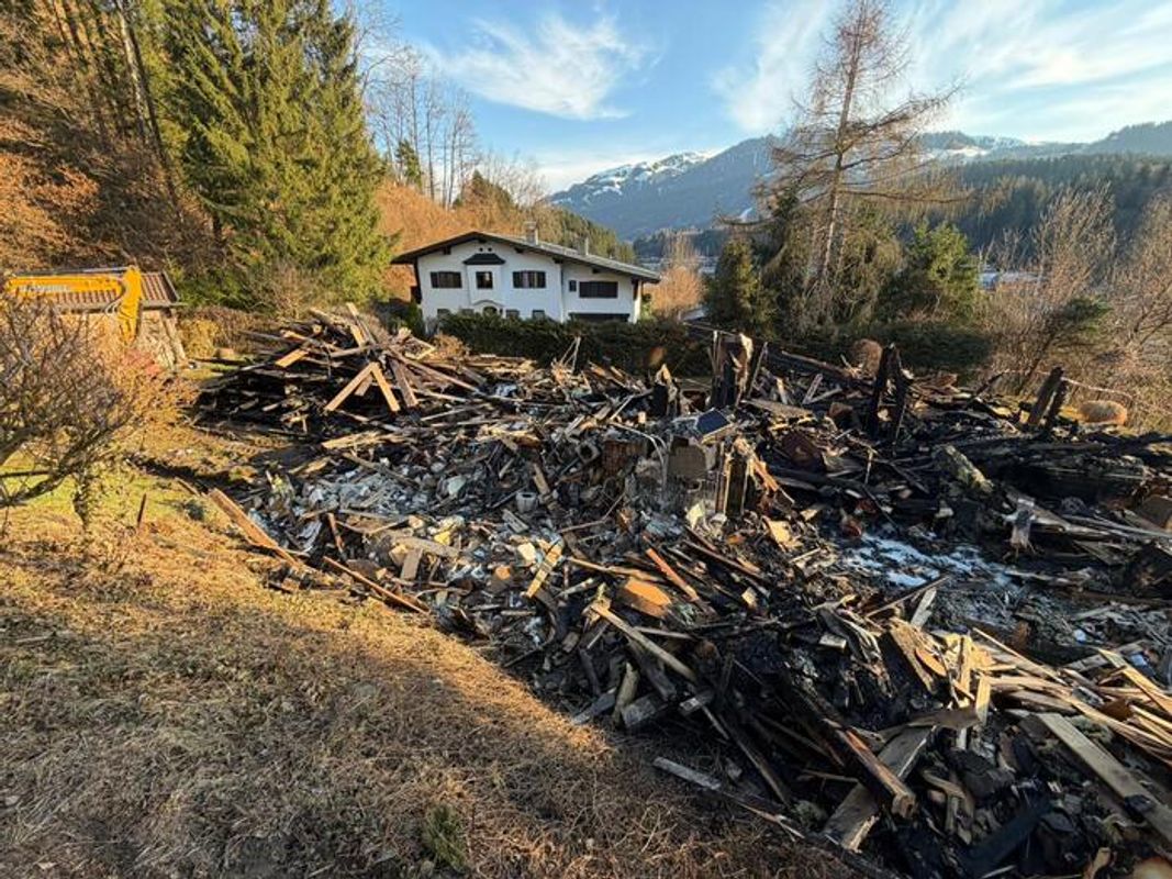Alles verloren, aber nicht allein: Hilfsbereitschaft nach Feuerkatastrophe in Kitzbühel