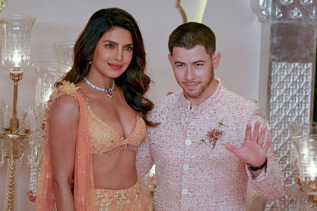 Bollywood-Schauspielerin Priyanka Chopra Jonas und der amerikanische Schauspieler und Musiker Nick Jonas.