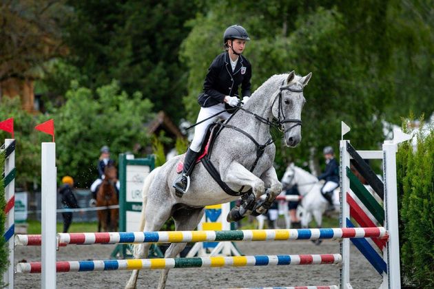 Katharina Plattner auf Belvedere wurde Dritte bei den Junioren.