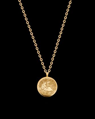 Diese individuell gestaltbare Sternzeichenkette von The Night Sky verbindet persönliche Bedeutung mit nostalgischem Design.