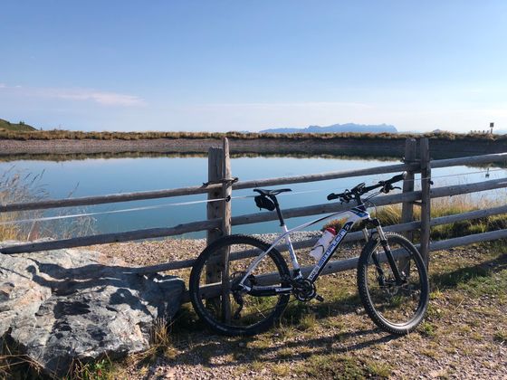 Biketour zum Speichersee am Schatzberg
