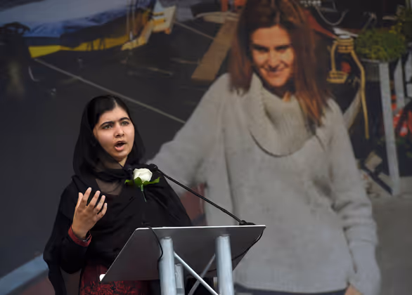 Auch die pakistanische Kinderrechtsaktivistin Malala Yousafzai trat ans Rednerpult.