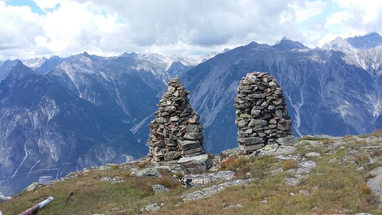 Bei den "Stuamandla" am Venet in den Ötztaler Alpen.