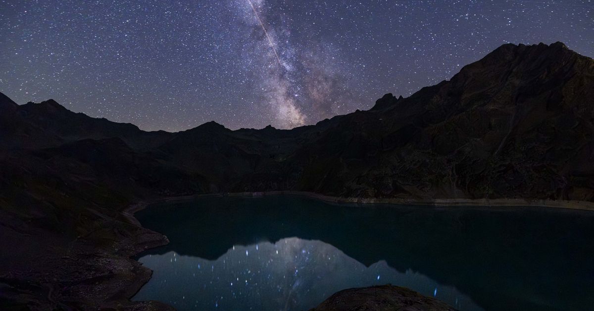 The meteor shower night in Tyrol was so beautiful - | and the spectacle ...