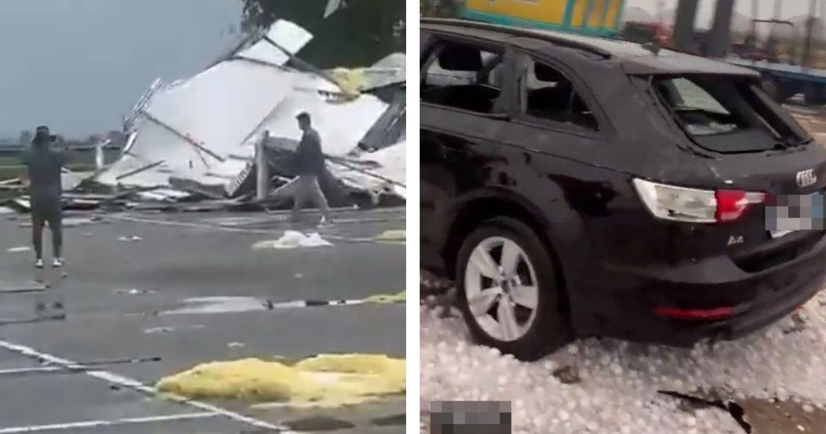 Tornadoes and 15 cm hailstones in popular holiday resorts on the Adriatic ...