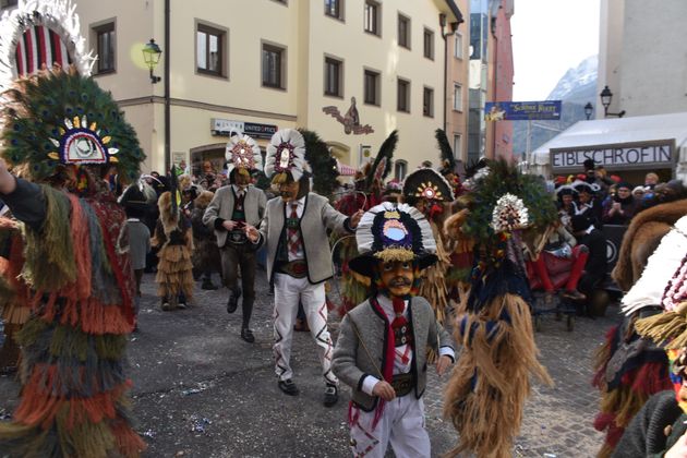 Närrisches Treiben in Schwaz.
