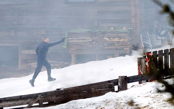 Daniel Craig in Aktion.