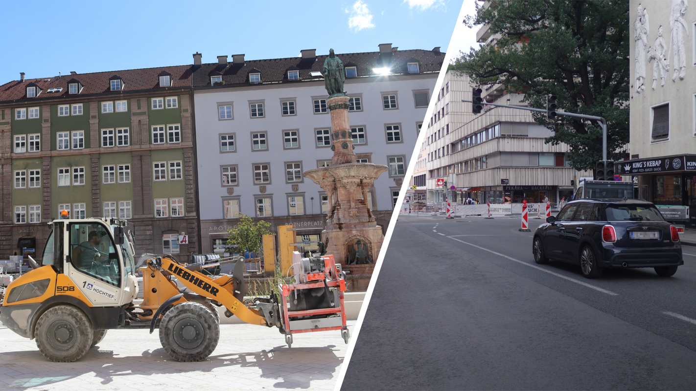 Letzte Bauphase am Bozner Platz: Autofahrer müssen sich ein weiteres Mal umstellen