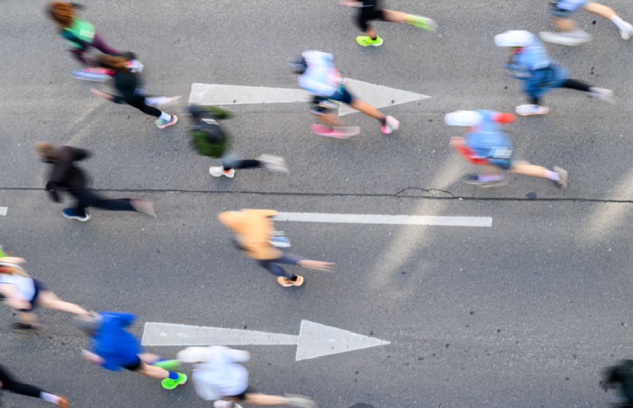 Wechselhaftes Wetter beim Vienna City Marathon