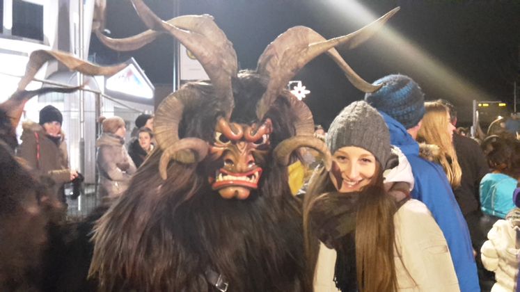 Krampusumzug in Haiming.