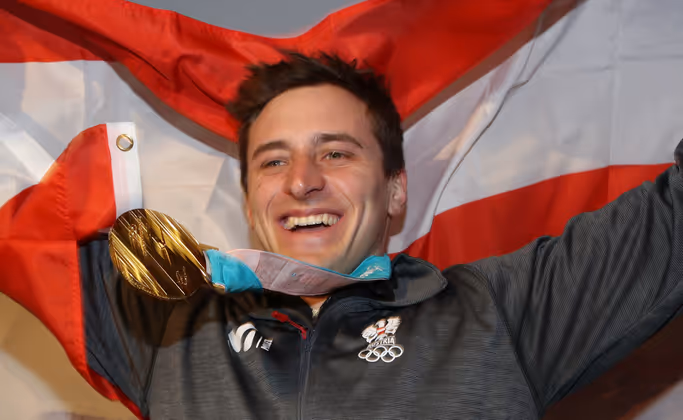 Das Speed-Double ist perfekt: Vier Jahre nach Abfahrts-Gold siegte Matthias Mayer in Pyeongchang auch im Super-G.