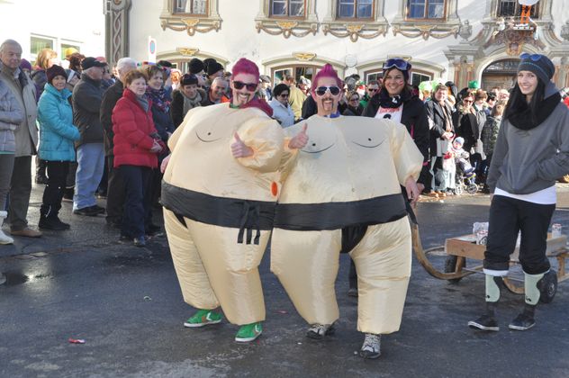 Unsinniger Donnerstag in Reutte.
