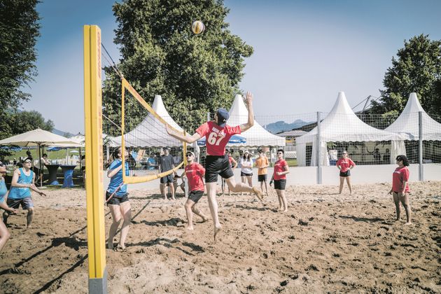 Mit vollem Körpereinsatz und spannenden Ballwechseln war das Sommerfest erneut ein großer Erfolg.