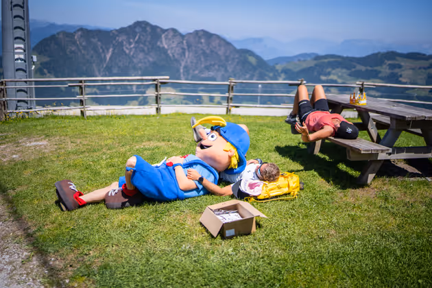 Auch der Lauser braucht mal eine Pause.