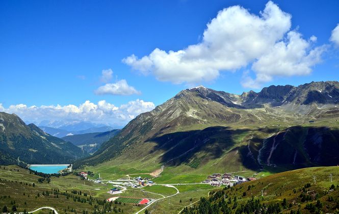 Eine sommerliche Aufnahme aus Kühtai.