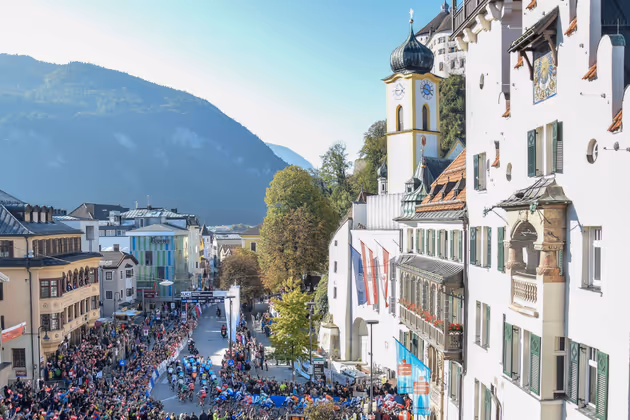 Start in der Festungsstadt Kufstein.