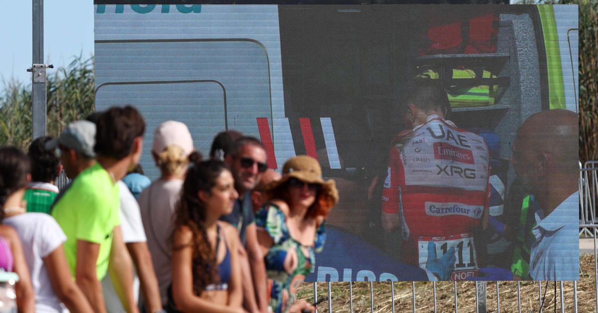 Crash shock at the Vuelta: Top favorite Pogacar had to abandon
