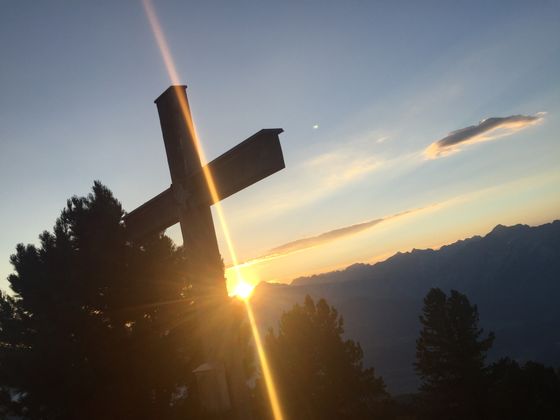 Sonnenuntergang am Nonsjöchl in Weerberg.