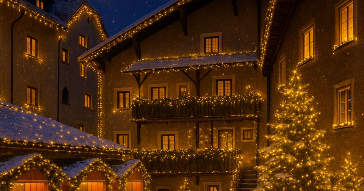 Historischer-Innenhof-wird-zum-romantischten-Adventmarkt-in-Schwaz