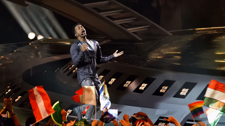 Landung geglückt: Cesár Sampson steht im ESC-Finale