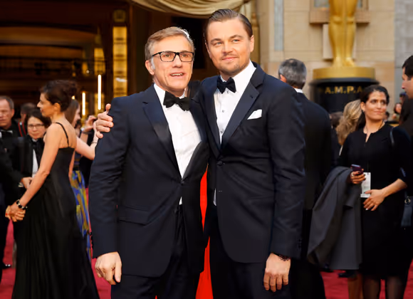 Christoph Waltz hat schon zwei Oscars zu Hause, Leonardo DiCaprio wartet noch auf seinen ersten Academy Award.