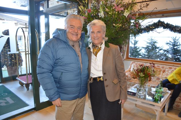 Signe Reisch mit dem italienische Winzer Lodovico Antinori.