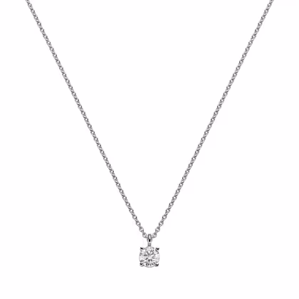 Solitäranhänger an Collier