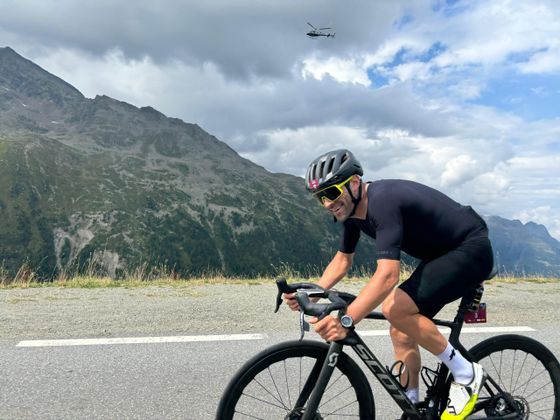 Jack Burke am Timmelsjoch.