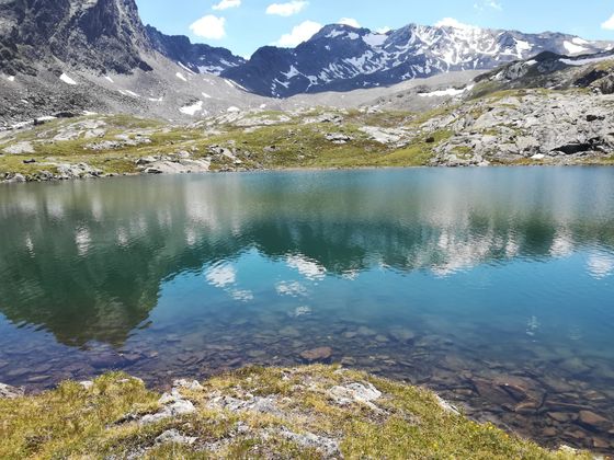 Großer See in Fendels Anton-Renk-Hütte.