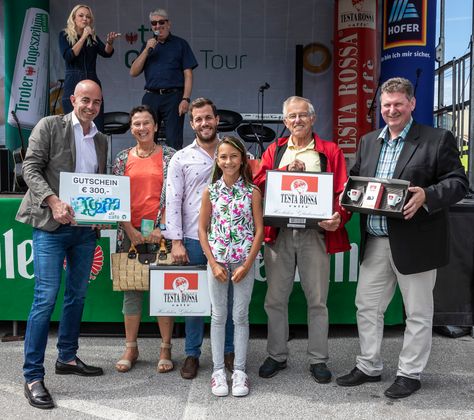 Strahlende Gesichter bei den Gewinnern.