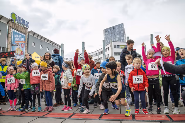 Start der Gruppe "Minis"