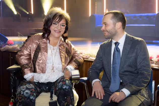 Premiere bei der RollOn-Gala: TT-Chefredakteur Matthias Krapf plauderte mit Marianne Hengl.