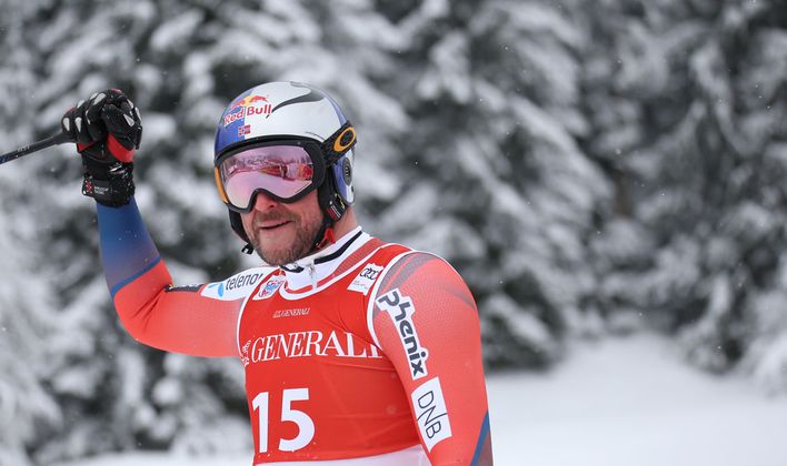 Zum dritten Mal nach 2013 und 2016 kam Svindal im Kitz-Super-G als Erster ins Ziel.
