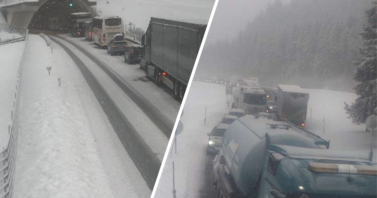 Erneuter-Schneefall-sorgte-am-Montagabend-f-r-Probleme-auf-der-Fernpassstra-e