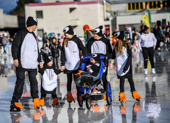 Das TT Kindereisfest in der Olympiaworld bot Unterhaltung für die ganze Familie.