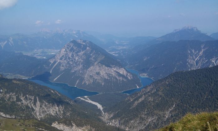 Heiterwanger- und Plansee vom Pitzenegg.