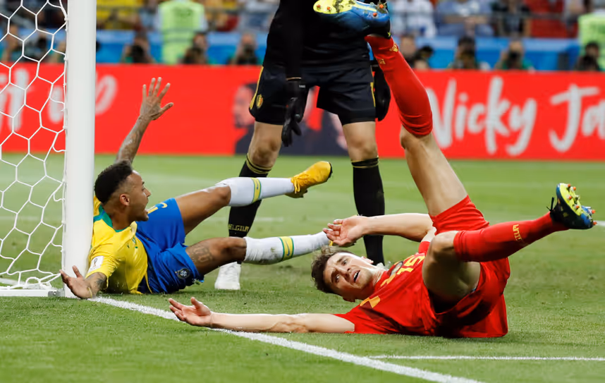 Superstar Neymar blieb blass, weil Belgien De Bruyne hatte