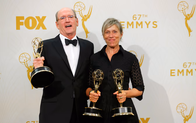 Richard Jenkins und Frances McDormand spielten die Hauptrollen in der Mini-Serie "Olive Kitteridge". Auch Bill Murray wurde für seine Nebenrolle ausgezeichnet. Insgesamt gab es fünf Emmys für die HBO-Produktion.