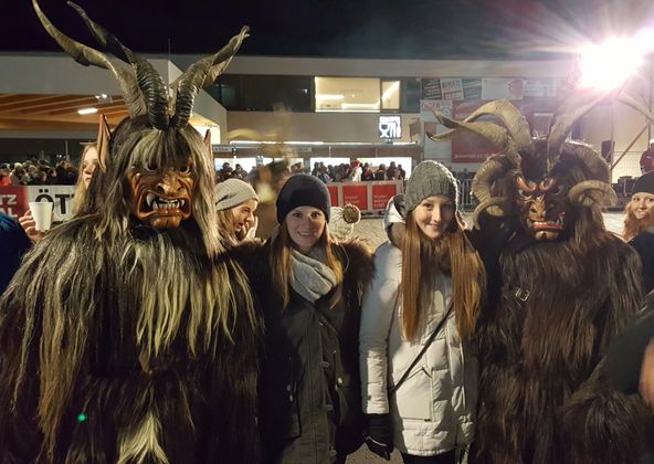 Krampusumzug in Haiming.