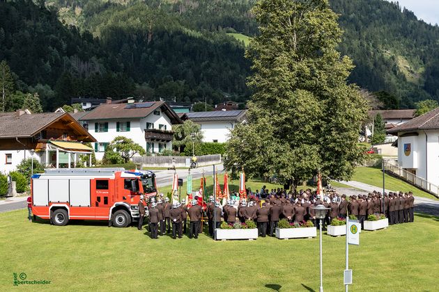 2025 07 19, Segnung Tanklöschfahrzeug  Feuerwehr Ainet, FF