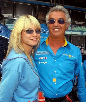 Aus dem kurzen Techtelmechtel mit Flavio Briatore 2003 entstand Tochter Leni. 