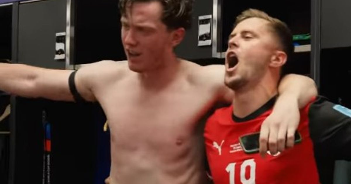 Kult-Hit als Kabinen-Kracher: So feierte die ÖFB-Elf den Aufstieg