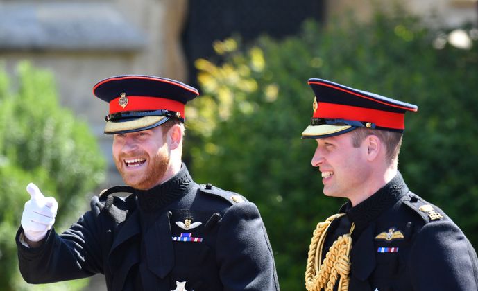 Der große Bruder Prinz William stand Prinz Harry als Trauzeuge zur Seite.