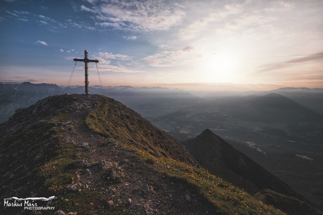 Sonnenaufgang auf der Nockspitze.