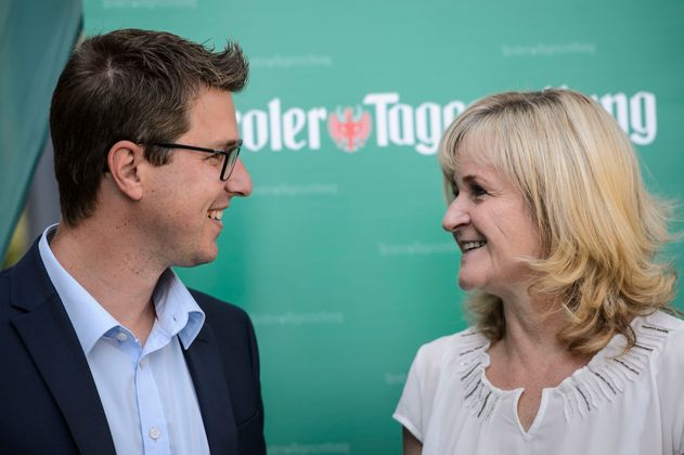 Verstanden sich gut: der Telfer Bürgermeister Christian Härting und seine Amtskollegin aus Flaurling Brigitte Praxmarer.