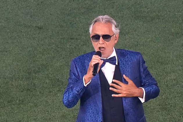 Andrea Bocelli erhielt eindeutig am meisten Applaus.