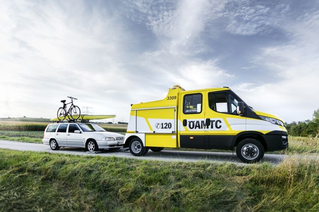 Abschleppungen sind im Geltungsbereich des Schutzbriefes bis 330 Euro gedeckt.